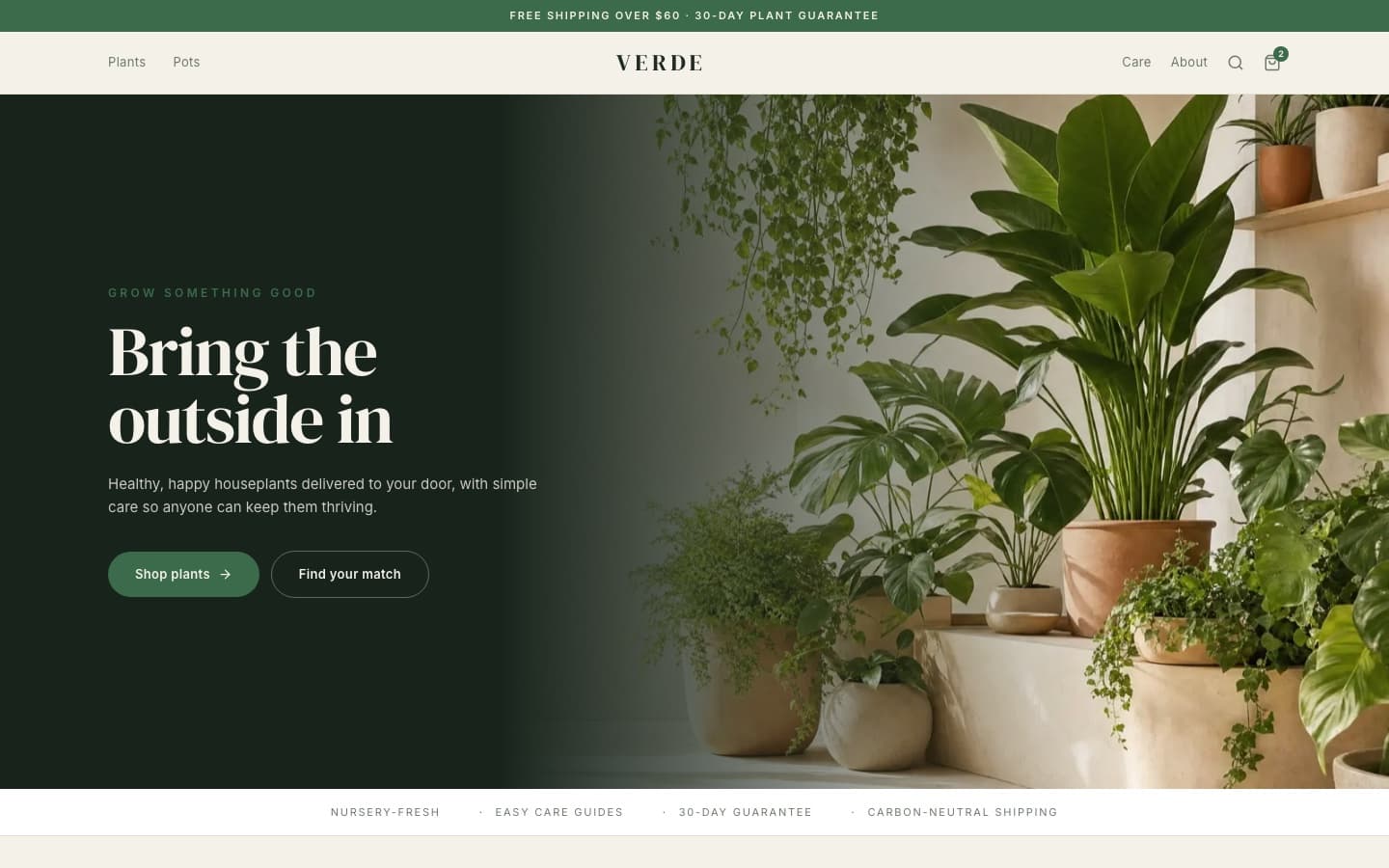 Verde theme preview